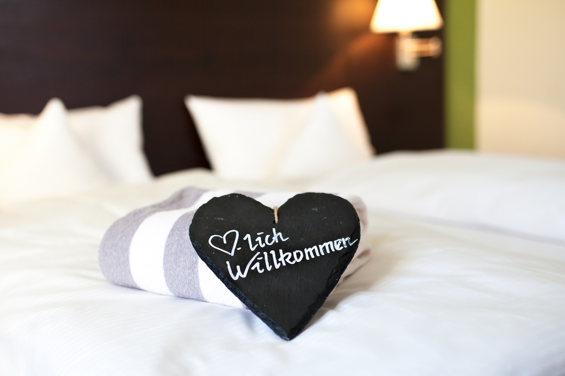 Willkommensgruß im Zimmer Willkommensgruß im Zimmer